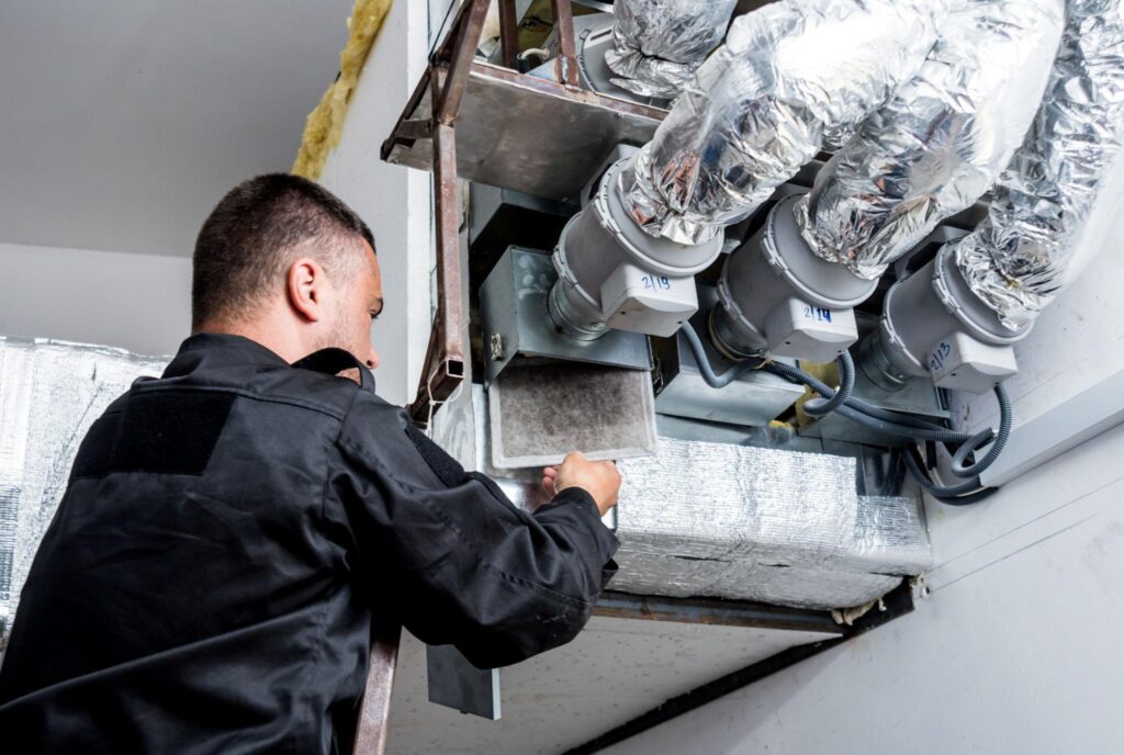 professional air duct cleaning, dryer vent cleaning, HVAC cleaning, and chimney sweep services for homes and businesses across League City, TX