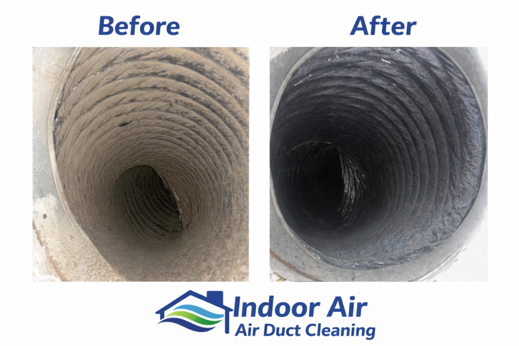 Air Duct Cleaning Services Before and After